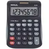 Image de Maul MJ 550 Bureaurekenmachine Zwart Aantal displayposities: 8 werkt op batterijen, werkt op zonne-energie (b x h) 155 mm x 11 mm