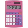 Image de Maul M 8 Zakrekenmachine Pink Aantal displayposities: 8 werkt op batterijen, werkt op zonne-energie