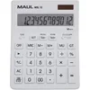 Image de MAUL Calculatrice de Bureau Mxl 12, Calculatrice à 12 Chiffres avec Calcul de Taxes, Grande Calculatrice de Bureau Professionnelle, Alimentation Solaire et à Pile, 20, 5 x 15, 5 cm, Blanc
