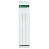 Image de Leitz 10 étiquettes dos autocollantes pour classeur suspendu format long et large 61x279mm papier gris 60930085