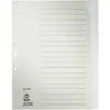 Image de Leitz 1220 Register DIN A4, Bovenbreedte blanco Manila papier Grijs 20 tabbladen 12200085