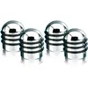 Image de Foliatec AirCaps Capuchons de soupapes Aluminium - 4 pièces - 3 anneau caoutchouc