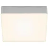 Image de BRILONER - Plafonnier LED sans cadre - Plafonnier LED - Température de couleur blanc chaud - 157 x 157 x 36 mm - Argent