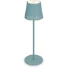 Image de BRILONER lampe table LED 2 en 1, intensité variable, tactile, lumière mobile, extérieure, sans fil, bleu pigeon