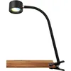 Image de BRILONER - Lampe de bureau LED avec batterie magnétique amovible - Rotation à 360 ° - Intensité variable - CCT - Lampe de lecture sans fil - Lampe à pince - Lampe de chevet - Lampe de lecture pour