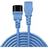 Image de LINDY Stroom Verlengkabel [1x Apparaatstekker, male C14 - 1x Apparaatstekker, female C13 10A] 2.00 m Blauw