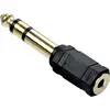 Image de LINDY 35620 Lindy - Audio-Adapter - Stereo-Stecker (M) bis Stereo Mini-Klinkenstecker (W) Jackplug Audio Adapter [1x Jackplug male 6,3 mm - 1x Jackplug female