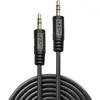 Image de LINDY 35641 Jackplug Audio Aansluitkabel [1x Jackplug male 3,5 mm - 1x Jackplug male 3,5 mm] 1.00 m Zwart