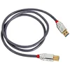 Image de Lindy Cromo Line Câble USB B 3.0 mâle vers USB-B 3.0 mâle type B pour disque dur externe, scanner, imprimante, 1 m