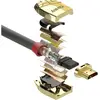 Image de LINDY 37868 HDMI-kabel HDMI Aansluitkabel HDMI-A-stekker, HDMI-A-stekker 20.00 m Grijs
