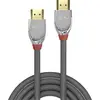Image de LINDY 37872 HDMI-kabel HDMI Aansluitkabel HDMI-A-stekker, HDMI-A-stekker 2.00 m Grijs 4K UHD