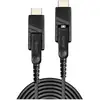Image de LINDY 38324 HDMI-kabel HDMI Aansluitkabel HDMI-micro-D-stekker, HDMI-micro-D-stekker 50.00 m Zwart 4K UHD