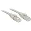 Image de LINDY 45407 RJ45 Netwerkkabel, patchkabel CAT 6 U/UTP 10.00 m Grijs Snagless 1 stuk(s)