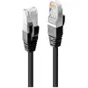Image de LINDY 45600 RJ45 Netwerkkabel, patchkabel CAT 6 SF/UTP 0.30 m Zwart 1 stuk(s)