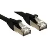 Image de LINDY 45603 RJ45 Netwerkkabel, patchkabel CAT 6 S/FTP 2.00 m Zwart Snagless 1 stuk(s)