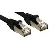 Image de LINDY 45606 RJ45 Netwerkkabel, patchkabel CAT 6 S/FTP 7.50 m Zwart Halogeenvrij 1 stuk(s)