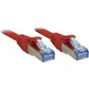 Image de LINDY 47171 RJ45 Netwerkkabel, patchkabel CAT 6A S/FTP 30.00 m Rood Snagless 1 stuk(s)