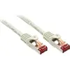 Image de LINDY 47344 RJ45 Netwerkkabel, patchkabel CAT 6 S/FTP 2.00 m Grijs Afgeschermd 1 stuk(s)