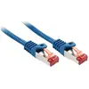 Image de LINDY 47357 RJ45 Netwerkkabel, patchkabel CAT 6 S/FTP 7.50 m Blauw 1 stuk(s)