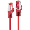 Image de LINDY 47361 RJ45 Netwerkkabel, patchkabel CAT 6 S/FTP 0.50 m Rood 1 stuk(s)