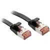Image de LINDY 47575 RJ45 Netwerkkabel, patchkabel CAT 6 U/UTP 10.00 m Zwart Snagless 1 stuk(s)