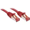 Image de LINDY 47738 RJ45 Netwerkkabel, patchkabel CAT 6 S/FTP 10.00 m Rood Snagless 1 stuk(s)