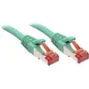 Image de LINDY 47749 RJ45 Netwerkkabel, patchkabel CAT 6 S/FTP 2.00 m Groen Snagless 1 stuk(s)