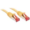 Image de LINDY 47761 RJ45 Netwerkkabel, patchkabel CAT 6 S/FTP 0.50 m Geel 1 stuk(s)