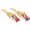 Image de LINDY 47764 RJ45 Netwerkkabel, patchkabel CAT 6 S/FTP 2.00 m Geel Snagless 1 stuk(s)
