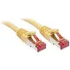 Image de LINDY 47768 RJ45 Netwerkkabel, patchkabel CAT 6 S/FTP 10.00 m Geel Snagless 1 stuk(s)