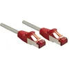 Image de LINDY Câble réseau croisé Cat.6 S/FTP, cuivre, 250MHz, 0,5m