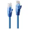 Image de LINDY 48016 RJ45 Netwerkkabel, patchkabel CAT 6 U/UTP 0.50 m Blauw 1 stuk(s)