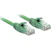 Image de LINDY 48045 RJ45 Netwerkkabel, patchkabel CAT 6 U/UTP 0.30 m Groen Snagless 1 stuk(s)