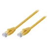 Image de LINDY Câble réseau Patch Cat.6 U/UTP Câble RJ45, Jaune, 1m