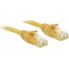 Image de LINDY 48063 RJ45 Netwerkkabel, patchkabel CAT 6 U/UTP 2.00 m Geel Snagless 1 stuk(s)