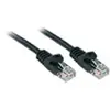 Image de LINDY 48190 RJ45 Netwerkkabel, patchkabel CAT 6 U/UTP 0.30 m Zwart 1 stuk(s)
