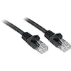 Image de LINDY 48191 RJ45 Netwerkkabel, patchkabel CAT 6 U/UTP 0.50 m Zwart Snagless 1 stuk(s)
