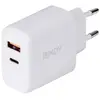Image de LINDY 30W USB Type A & C Charger USB-oplader 30 W 1x USB-A, 1x USB-C Wit Binnen
