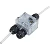 Image de Heitronic 21041 Verdeler 2-voudig 230 V 4 cm Transparant