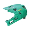 Image de ABUS Casque MTB YouDrop FF - casque Fullface pour enfants et adolescents - pour l'initiation au VTT - avec mentonnière amovible - vert, taille S