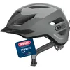 Image de ABUS Stadthelm Pedelec 2.0 - Casque de vélo avec feu arrière et capot de pluie - Pour le trafic urbain - pour Homme et Femme - Bleu, Taille S