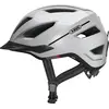 Image de ABUS Stadthelm Pedelec 2.0 - Casque de vélo avec feu arrière et capot de pluie - Pour le trafic urbain - pour Homme et Femme - Blanc, Taille S