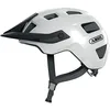 Image de ABUS Casque de VTT MoTrip - Casque de vélo robuste avec visière réglable en hauteur pour VTT - Ajustement personnalisé - Unisexe - Blanc brillant, L