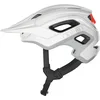 Image de ABUS Cliffhanger Casque de VTT - Casque de vélo pour les trails exigeants - Avec grandes ouvertures d'aération et système de sangles TriVider - Pour homme et femme - Blanc/rouge brillant, taille M