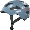 Image de ABUS Casque de vélo avec lumière - Hyban 2.0 LED - Feu avant et arrière & coque rigide robuste - pour homme et femme - Bleu brillant, taille L