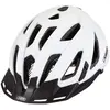 Image de ABUS Casque de ville Urban-I 3.0 - Casque de vélo avec feu arrière, visière et fermeture magnétique - pour hommes et femmes - Blanc, taille XL