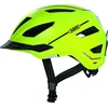 Image de ABUS Pedelec 2.0 MIPS Casque de vélo avec feu arrière, visière, couverture de pluie, protection des oreilles, protection contre les chocs MIPS Unisexe Adulte Jaune Taille M