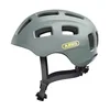 Image de ABUS Casque de vélo Youn-I 2.0 - Avec lumière pour enfants, adolescents et jeunes adultes - Pour filles et garçons - Gris - Taille M, M (52-57 cm)
