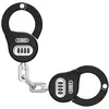 Image de ABUS Chain Claw 10 - Antivol à menottes - Antivol de vélo pour sécuriser vélo, scooter électrique et scooter - 47 cm de long - Avec code numérique - Noir