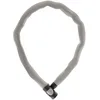 Image de ABUS IVERA Chain 7210 Antivol de Vélo à Chaîne - Avec Gaine en Fibres Synthétiques Flexibles IvyTex - Niveau de Sécurité ABUS 8 - 85 cm - Couleur : gris